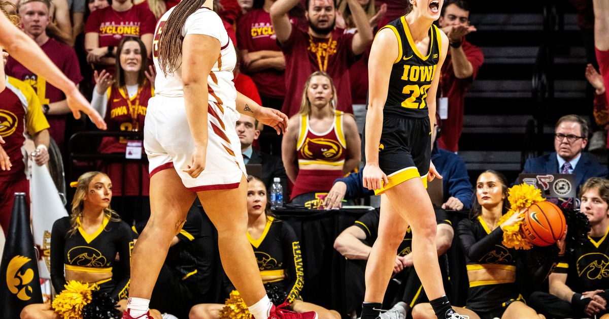 NCAAW: No. 4 Iowa defeats Iowa State as Clark surpasses 3,000 points