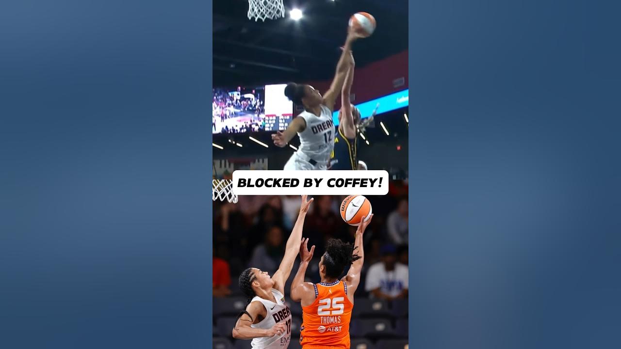 Nia Coffey went on a blocking spree this season!😮‍💨🚫 #wnba #atlantadream #womensbasketball