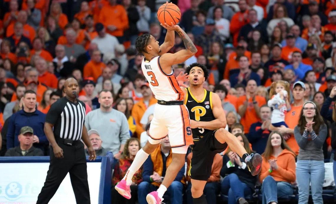 Orange Get First Conference Win, Topple Pitt 81-73