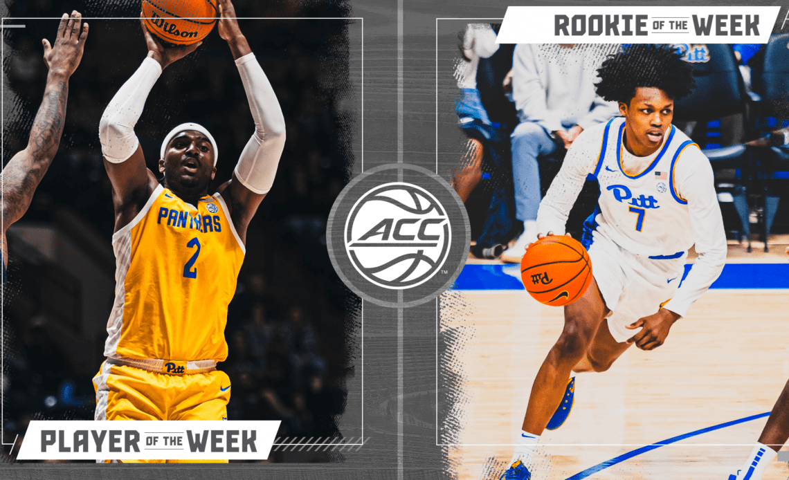 Pitt’s Hinson, Carrington Earn ACC Men’s Basketball Weekly Honors