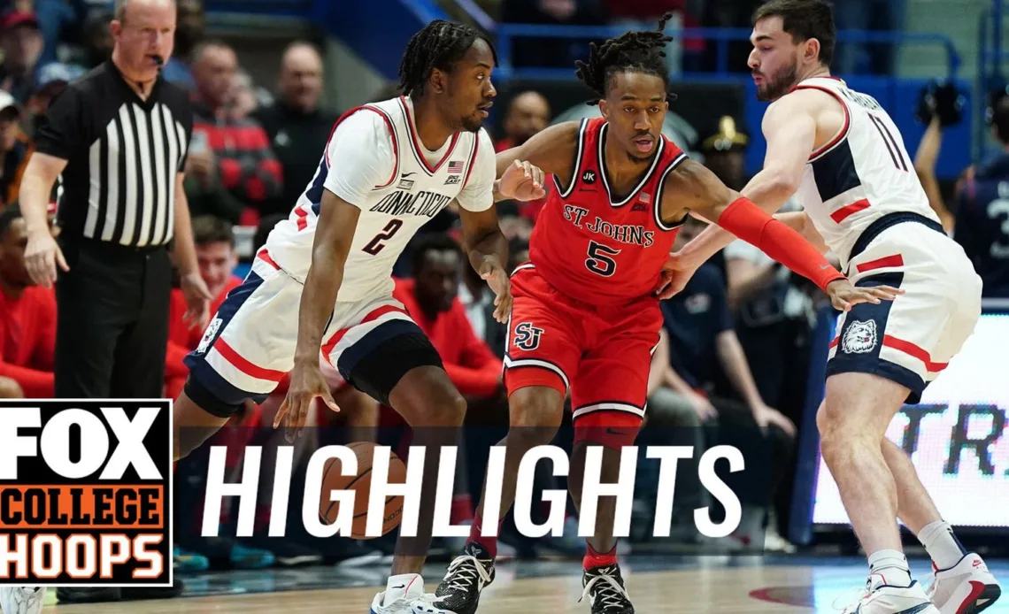 St. John's vs. No. 5 UConn highlights