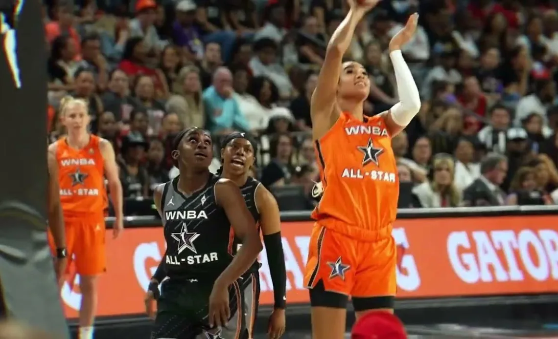 WNBA All-Star with Arike Ogunbowale and Satou Sabally