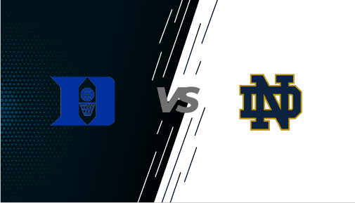 #14 Duke Blue Devils (10-3, 1-1 ACC) vs. Notre Dame (6-8, 1-2 ACC)