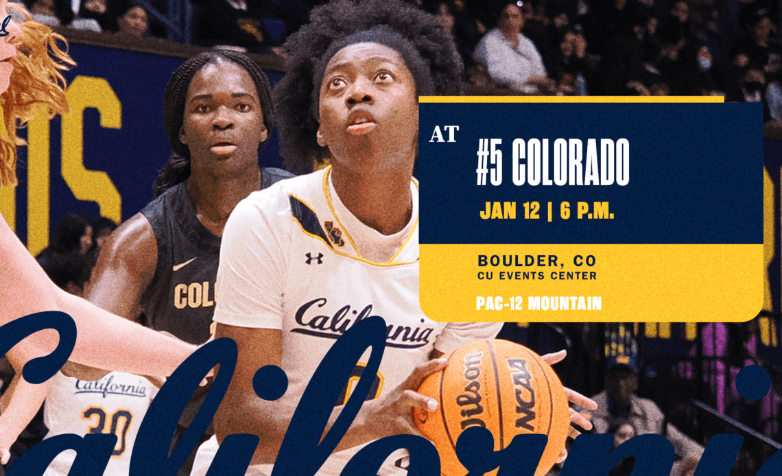 Cal Hits The Road To Face No. 5 Colorado