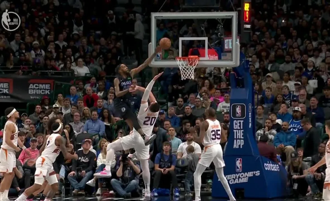 DUNK OF THE YEAR?! 😱 Derrick Jones Jr. THREW IT DOWN over Jusuf Nurkic 👀 | NBA on ESPN