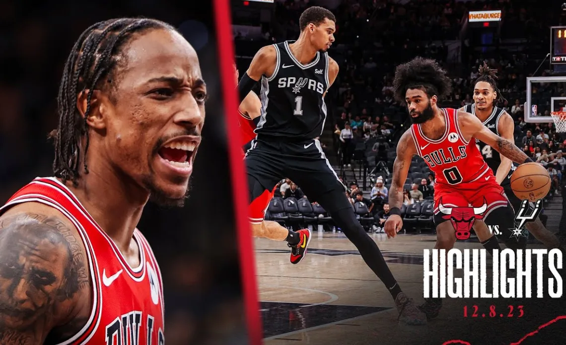HIGHLIGHTS: Chicago Bulls beat the Spurs 121-112 for a four-game win streak