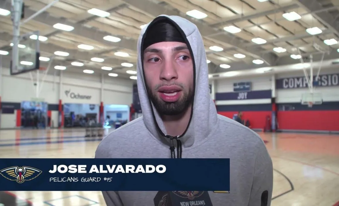 Jose Alvarado talks late-game execution | Pelicans-Lakers Shootaround 12/31/2023