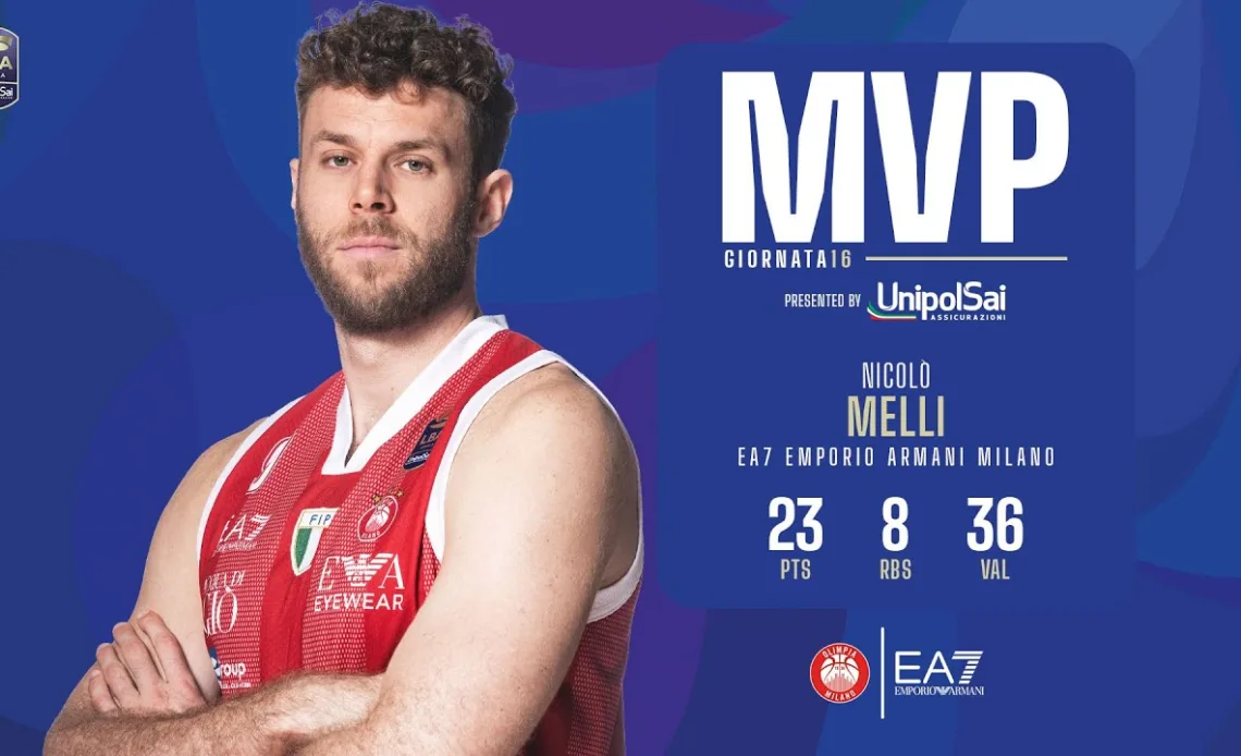 MVP UnipolSai | Gameday 16 | Nicolò Melli