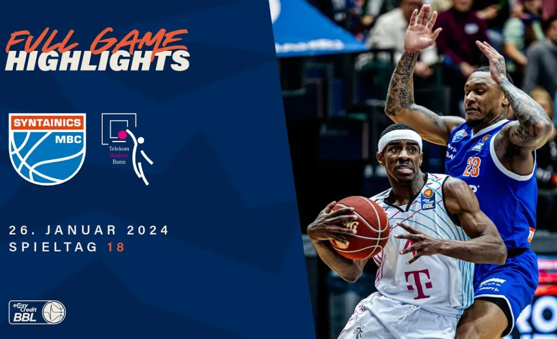 SYNTAINICS MBC vs. Telekom Baskets Bonn - Full Game Highlights