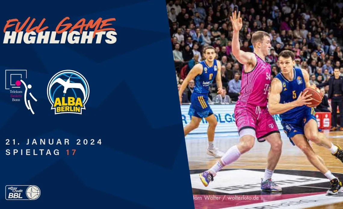 Telekom Baskets Bonn vs. ALBA BERLIN - Game Highlights