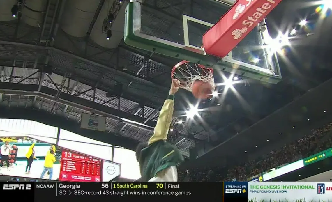 👀 Brittney Griner DUNKS During Jersey Retirement Game, #21 Baylor Lady Bears vs Texas Tech