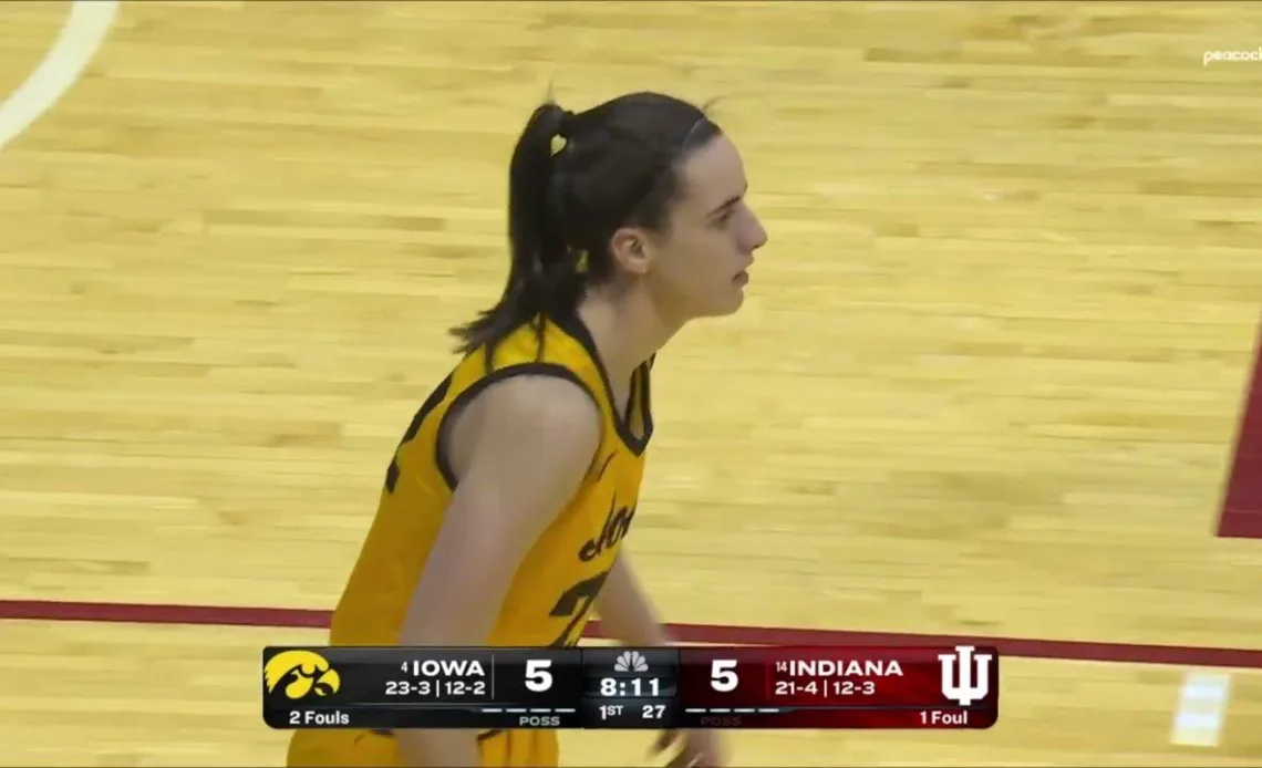 Caitlin Clark NEAR Triple-Double 24pts/10reb/9ast, #4 Iowa Hawkeyes Lose vs #14 Indiana | HIGHLIGHTS