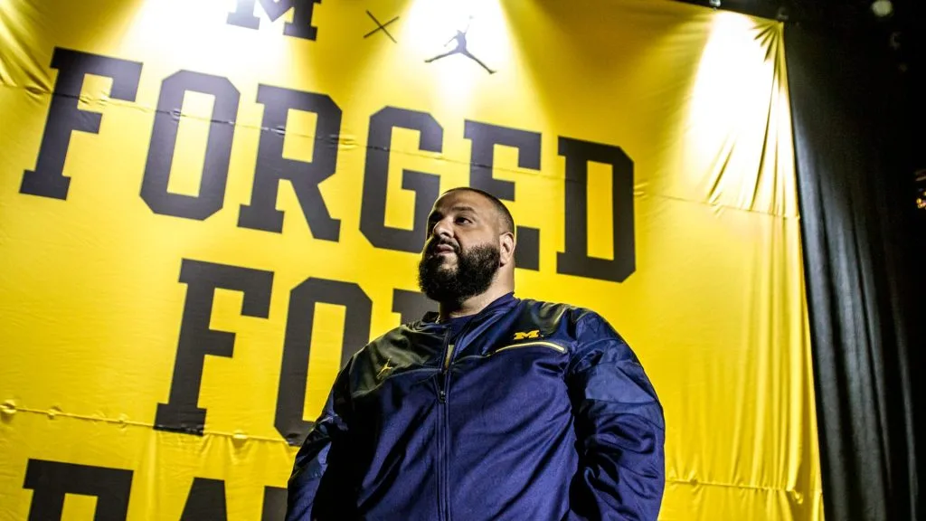 DJ Khaled gifts Michigan basketball team custom We The Best jackets