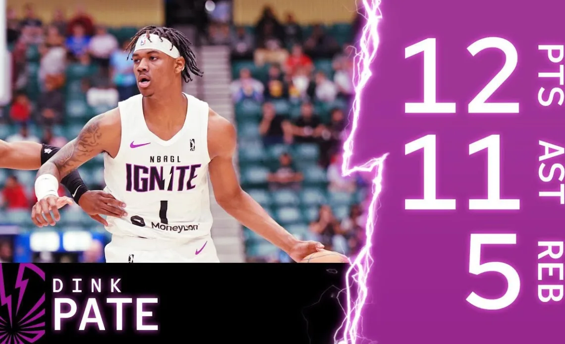 Dink Pate Drops 12 PTS & 11 AST Double-Double Against Texas Legends