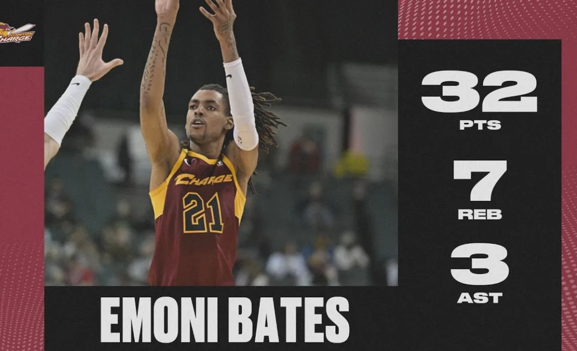 Emoni Bates Records A Game-High 32 PTS In Charge Win Against Capital City!