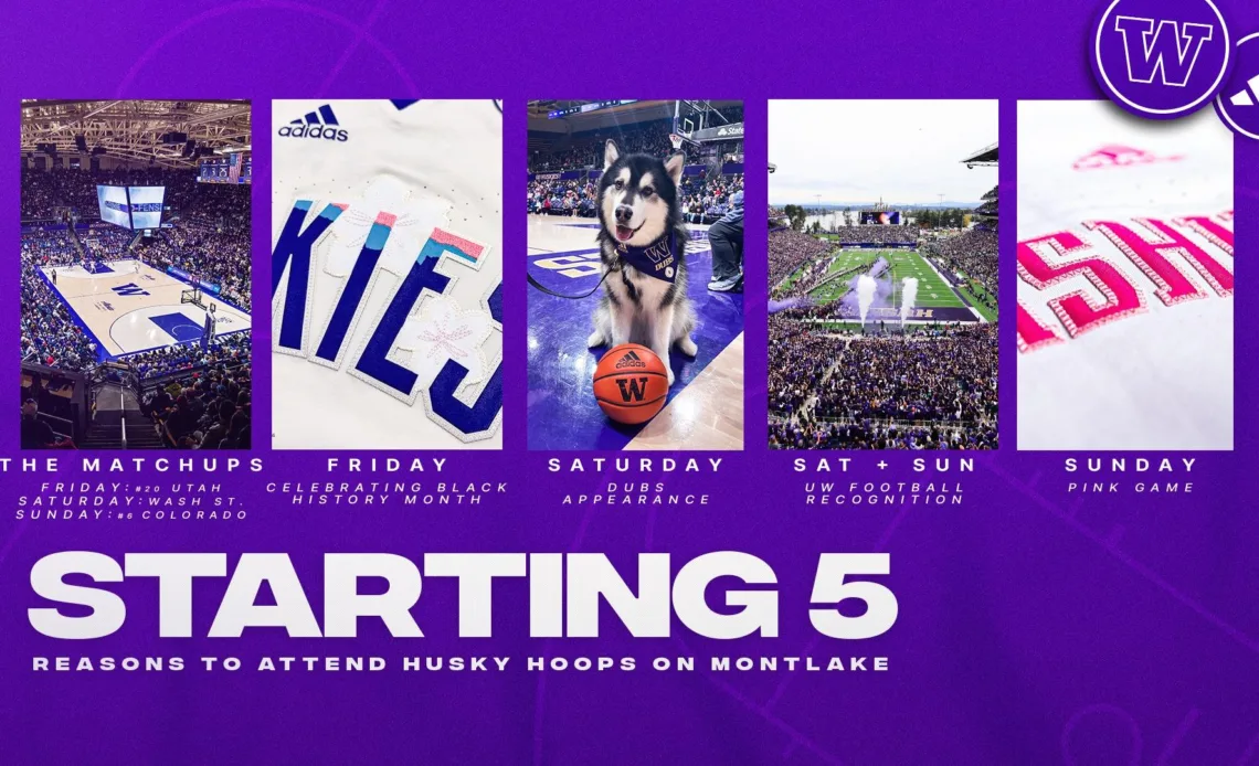 Five Reasons to Attend Husky Hoops This Weekend