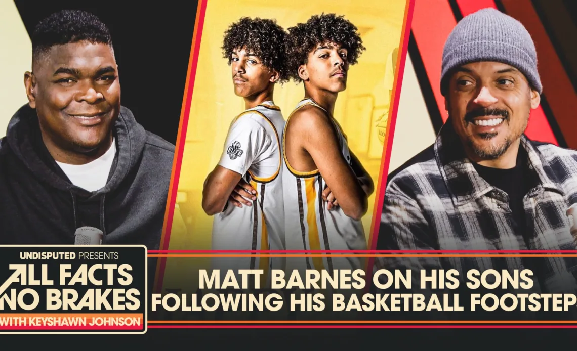 Matt Barnes' twins trained with Kobe, beat LeBron's son & followed his journey | All Facts No Brakes