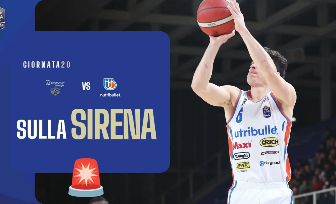 🚨 Sulla sirena: la tripla di Zanelli decide Trento 🆚 Treviso