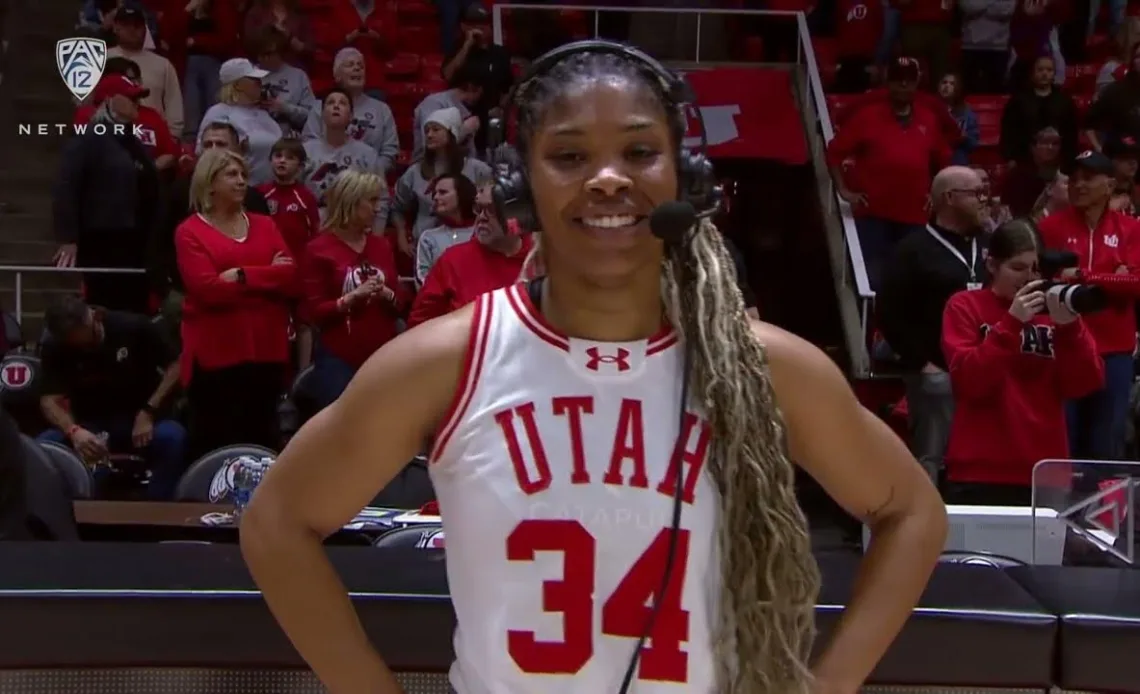 Utah’s Dasia Young talks game-winner to upset No. 8 Colorado in SLC