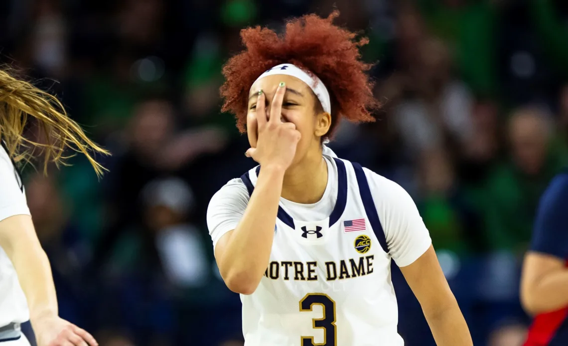 Big Three Leads No. 2 Seed Notre Dame past No. 7 Seed Ole Miss 71-56