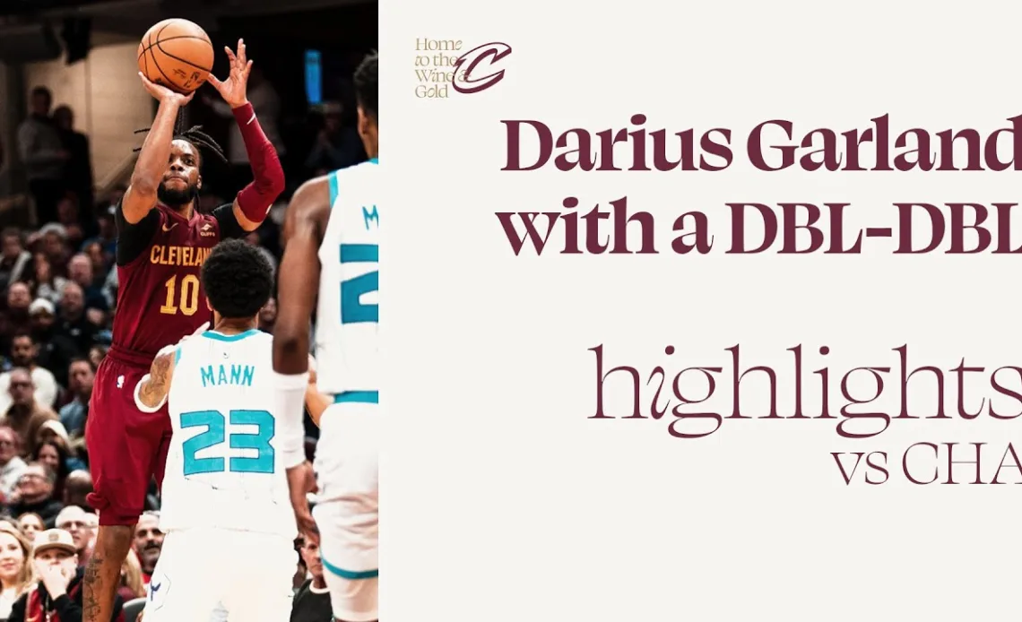 Darius Garland Highlights | Cavs vs Hornets | 3.25.2024