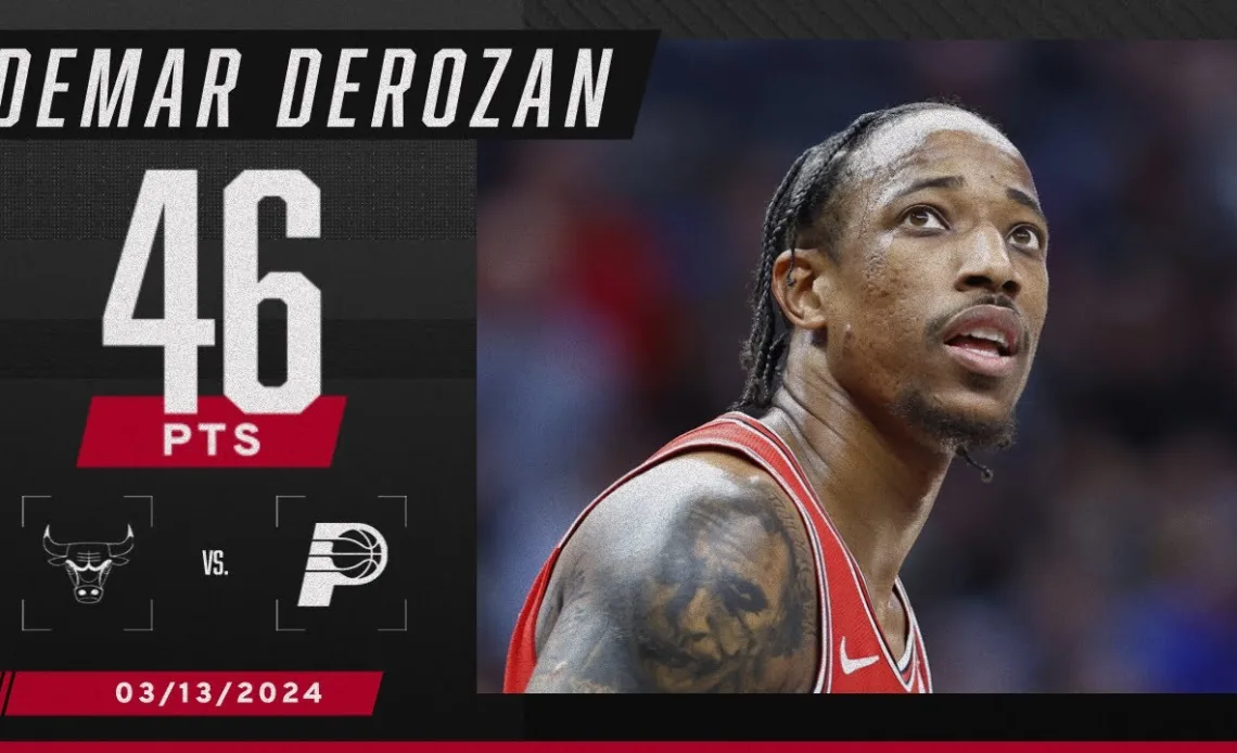 DeMar DeRozan scores SEASON HIGH in Bulls’ OT win vs. Pacers 🎥 | NBA on ESPN