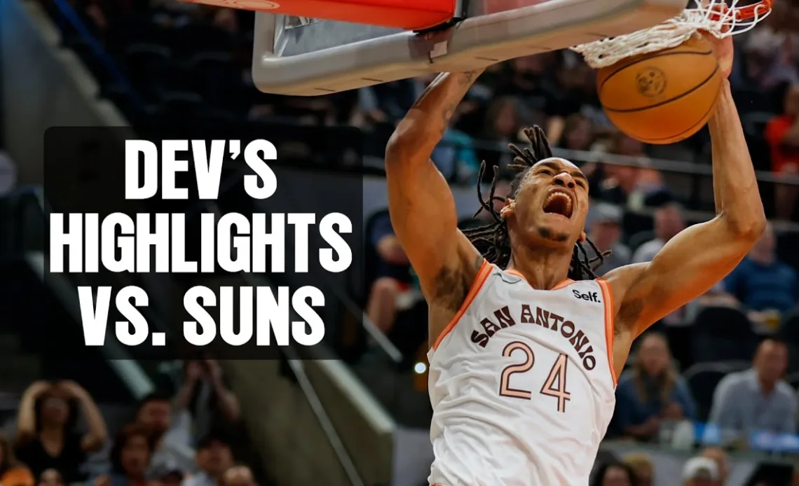 Devin Vassell Highlights vs Phoenix Suns | 3.25.2024