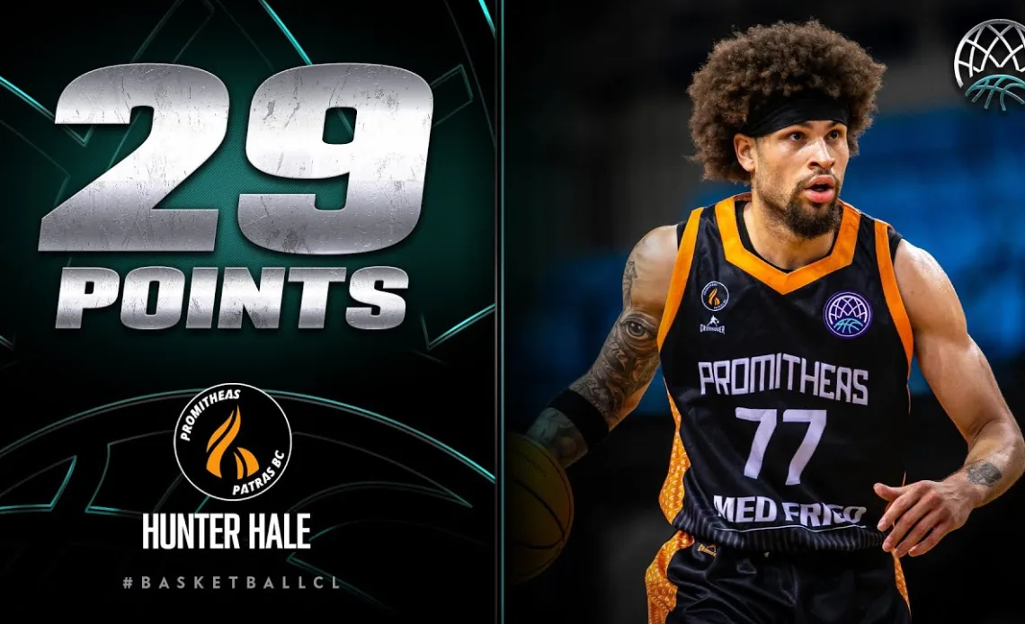 Hunter Hale (29 PTS) | Player Highlights | AEK v PROM | #BasketballCL 2023-24