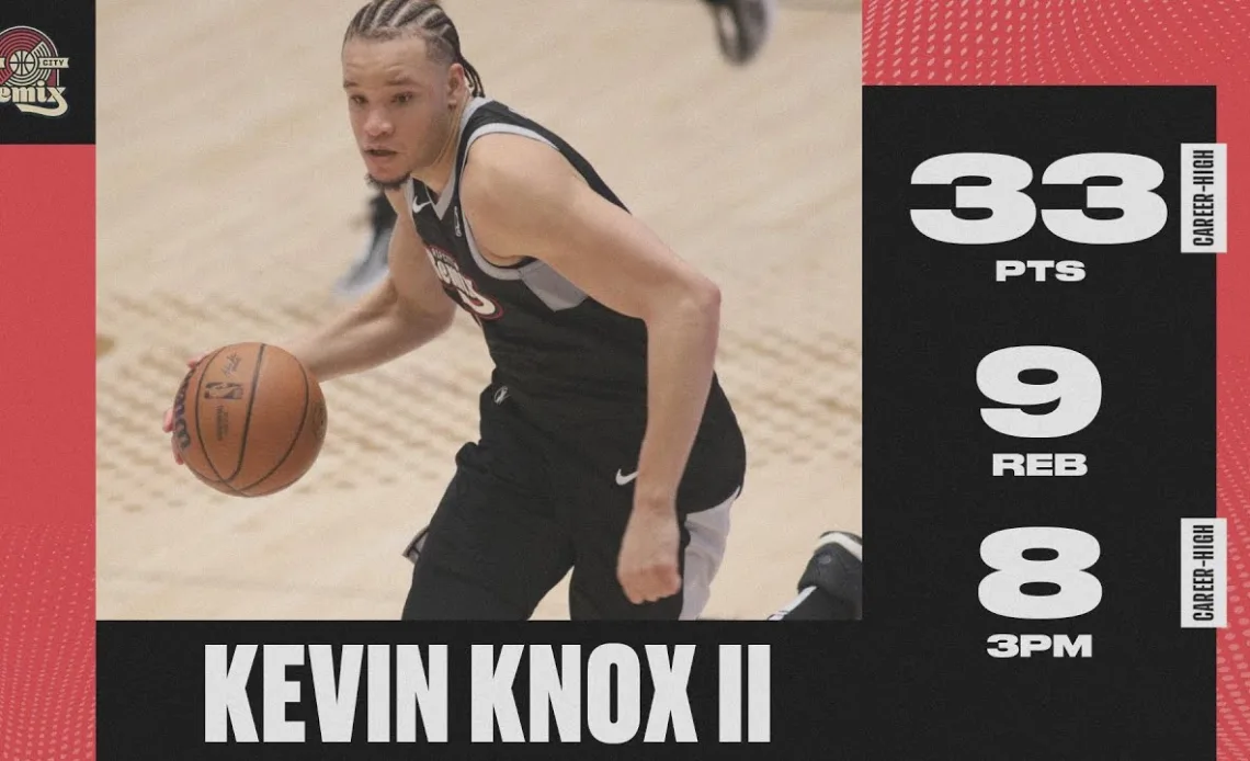 Kevin Knox Continues To EXPLODE And Drops 33 PTS Career-High Performance In Rip City Win