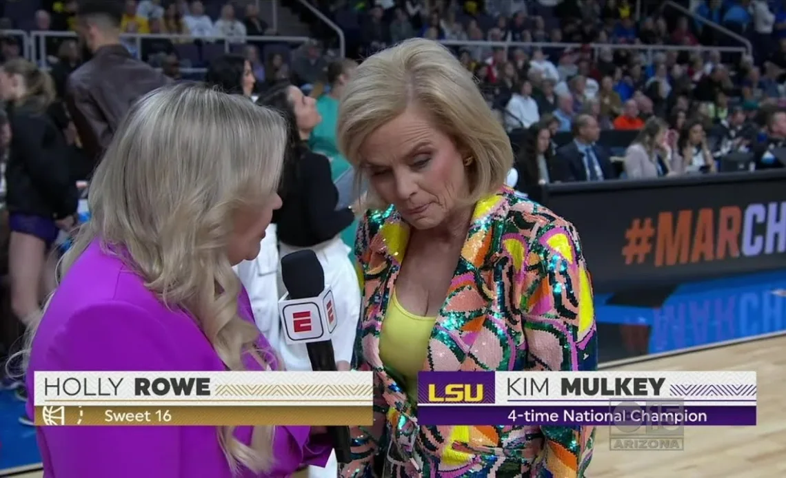 Kim Mulkey Interview After 1st Quarter | NCAA Tournament Sweet 16, LSU Tigers vs UCLA Bruins