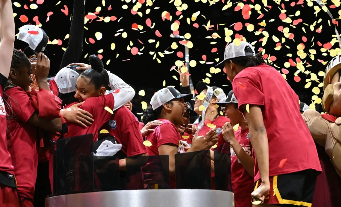 No. 5 USC Women's Basketball Wins Pac-12 Tournament Title!