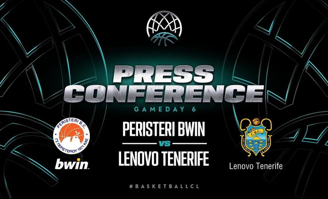 Peristeri bwin v Lenovo Tenerife - Press Conference | BCL 2023-24