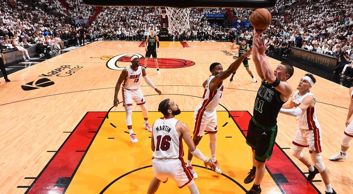 Boston Celtics Payton Pritchard brings the energy in bounce back game against Miami Heat