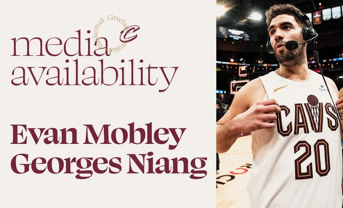 Evan Mobley & Georges Niang | Cavs vs Sixers Post Game | 3.29.2024