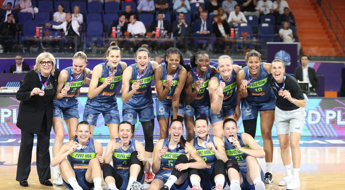 FIBA: Praha wins EuroLeague Women bronze over Mersin