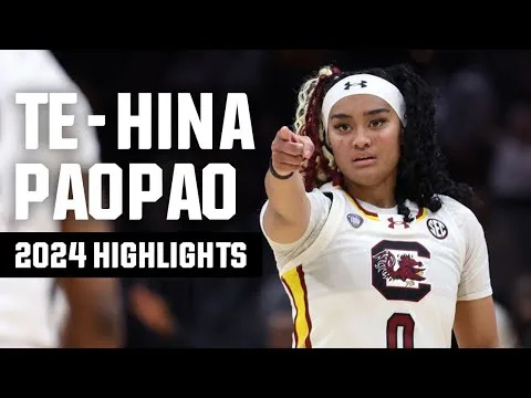 Te-Hina Paopao 2024 NCAA tournament highlights