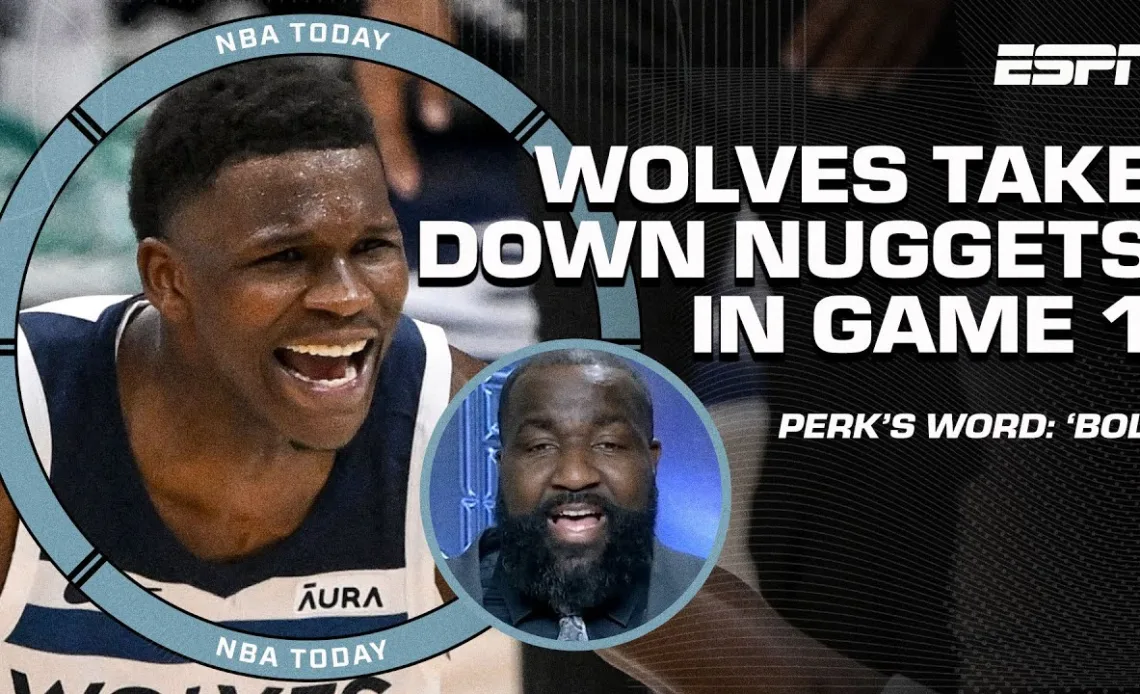 'ANT MAN AND WOLVES BRING THE PAIN' 😤 - Perk after Minnesota's Game 1 win vs. Denver | NBA Today