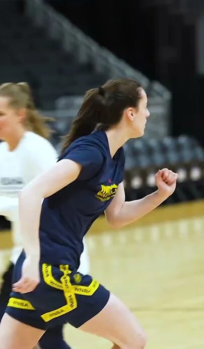 Grace Berger and Caitlin Clark Put Up Shots Together Before Indiana Fever Training Camp