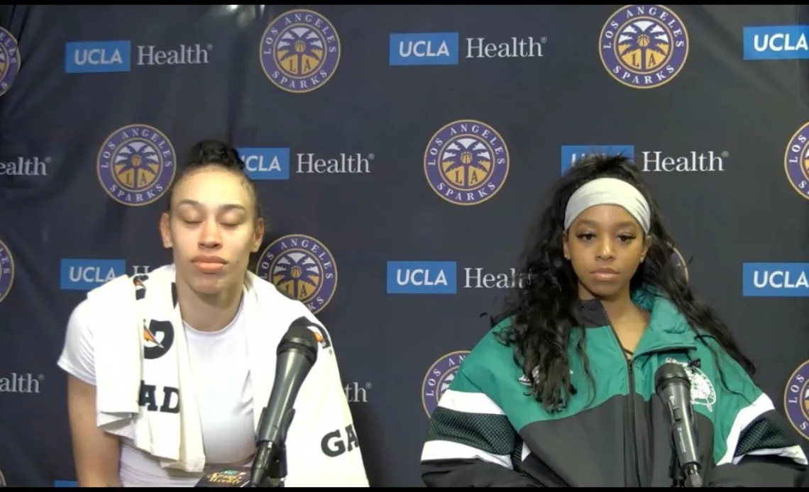 LA Sparks Basketball | Postgame Press Conference 5.21.24