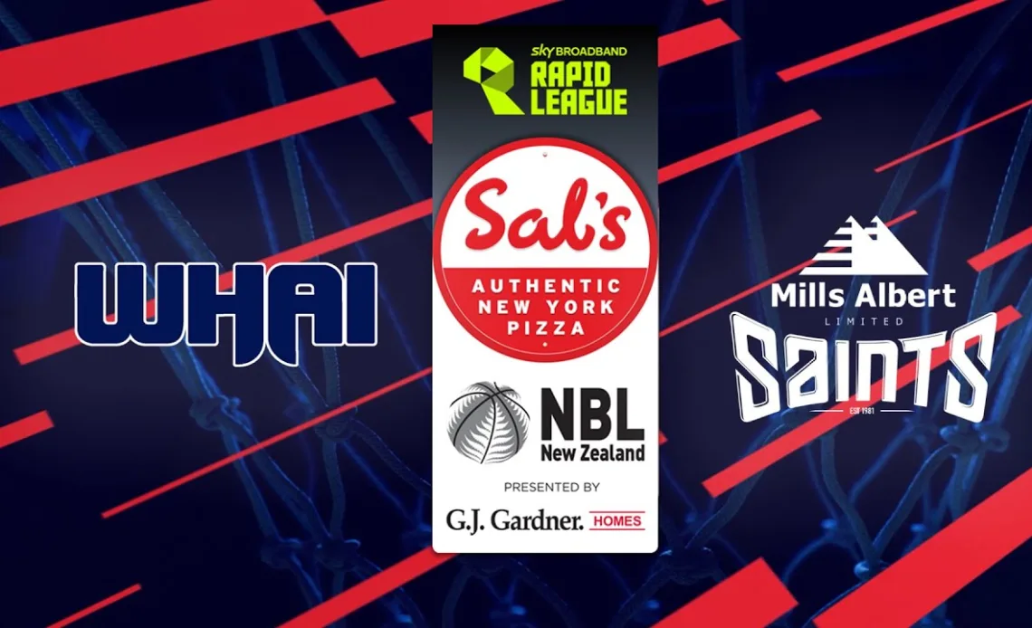 LIVE - Tauranga Whai v Wellington Saints | @SalsNBL 2024