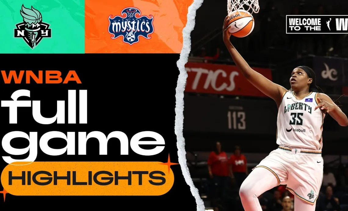 New York Liberty vs Washington Mystics | FULL GAME HIGHLIGHTS | May 14, 2024