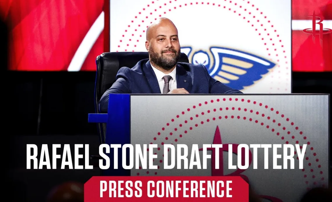 Rafael Stone Draft Lottery Press Conference | Houston Rockets