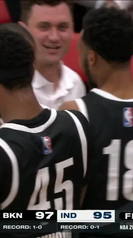 Keon Johnson wins it for the Nets in OT! #shorts