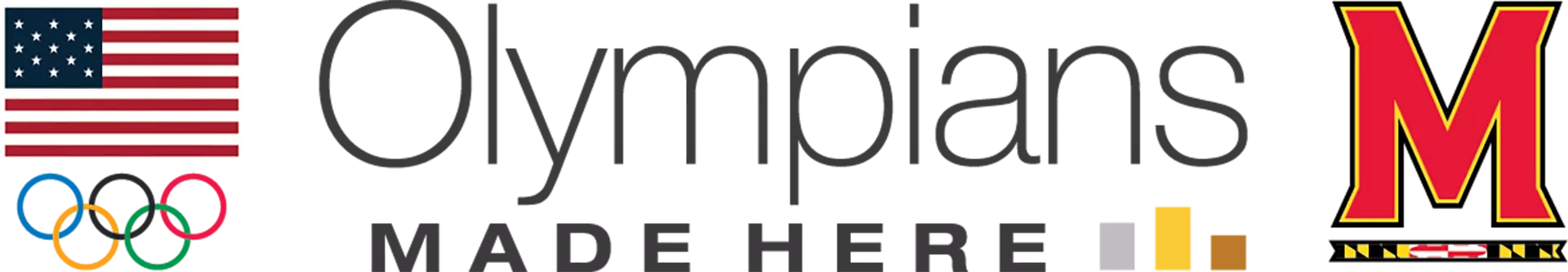 Olympians Made Here logo